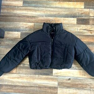 Women’s size, small petite puffer crop jacket
